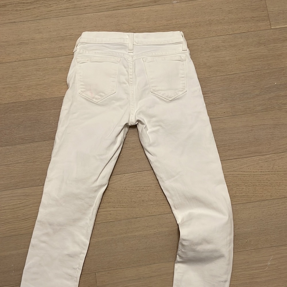 JCrew toothpick white jeans - size 25 - Picture 3 of 3